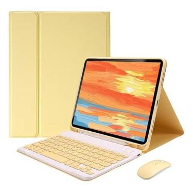 Imagem de Capa Para Tablet, Capa + Mouse e Teclado Magnético Bluetooth Destacável Para Samsung Tab S9 Ultra 14.6 Polegadas
