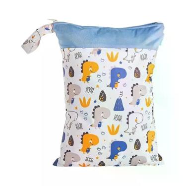 Imagem de Bolsa Térmica para Fraldas à Prova D'Água 30x40cm - 2 Bolsos e Alça, E