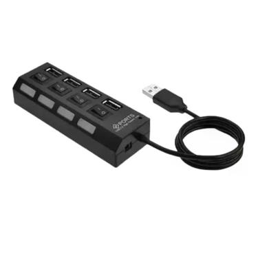 Imagem de Hub Usb 4 Portas 2.0 Super Speed Jc-Hub401 F3