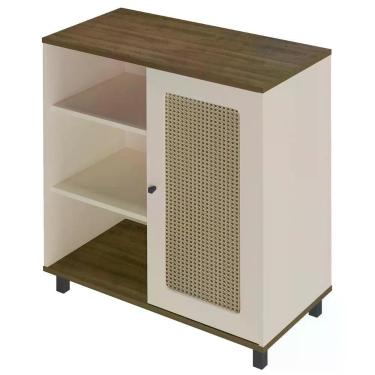 Imagem de Buffet Aparador 1 Porta 80 Cm 4520 Pinho Off White Arly