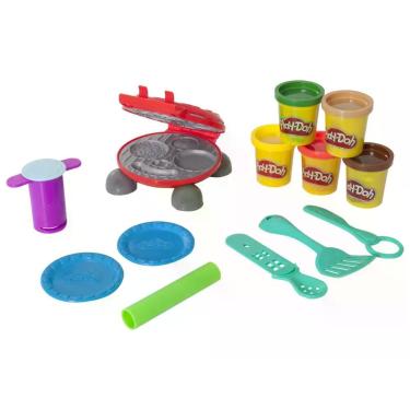 Imagem de Massinha Play-Doh Festa do Hambúrguer - Hasbro com Acessórios, Colorid
