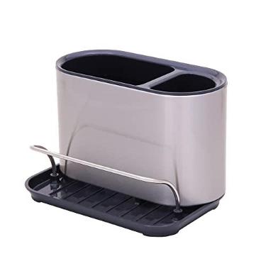 Imagem de Mimo Style Dispenser de Detergente Líquido, Feito Inteiramente em Aço Inoxidável e Detalhes em Plástico. Ideal Para Completar Sua Pia e Deixá-la Mais Organizada. Resistente, Prático e Durável