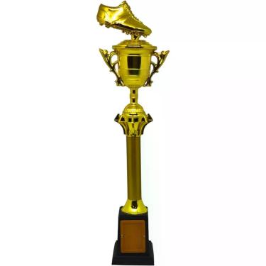 Imagem de Trofeu Esportivo Campeonato Comemorativo Campeão com Base e Estatuetas