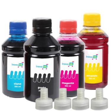 Imagem de Kit 4 Tintas Para Impressora L4260 250ml Inova Ink