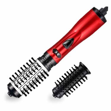 Imagem de Escova Rotativa 2 Em 1 Potente Alisadora Secador Cabelo - DESERT