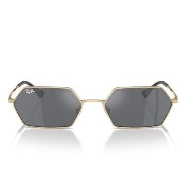 Imagem de Óculos de Sol Ray-Ban Yevi 0RB3728 92136V Tam 58 / Ouro - Lentes Cinza