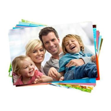Imagem de Papel Fotográfico Glossy Brilhante Adesivo  130g tamanho A4  Pacote co