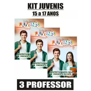 Imagem de KIT 3 REVISTAS EBD JUVENIS (15 a 17 Anos) CPAD - PROFESSOR