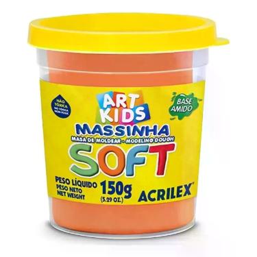 Imagem de Massa de Modelar Soft 150g Laranja Acrilex