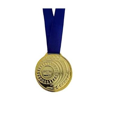 Imagem de Kit 20 Medalhas Honra ao Mérito Ouro Prata Bronze 4,3cm Aço Cor:Ouro