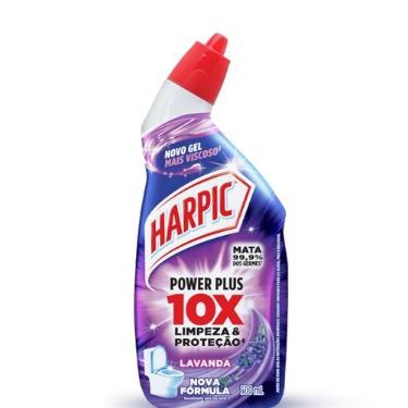 Imagem de Harpic Power Plus Desinfetante e Desodorizador Sanitário em Gel Lavanda 500ml