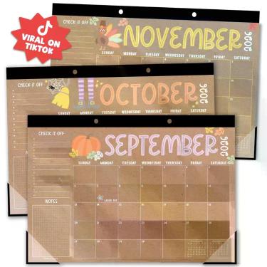 Imagem de Calendário de Mesa Grande Hadley Designs 18 Meses 2026-2027