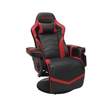Imagem de RESPAWN RSP-900 Racing Style, cadeira de jogos reclinável, 89 cm - 130 cm P x 78 cm L x 94 cm A - 114 cm A, vermelha