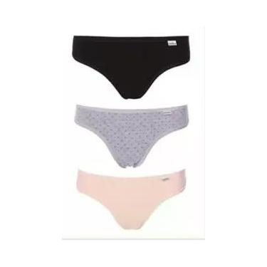 Imagem de Kit com 3 Calcinhas Confortáveis de Algodão com Elastano DelRio 51364,