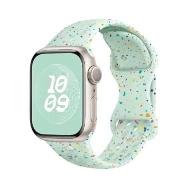 Imagem de Pulseira De Silicone Respirável Para Apple Watch 44mm 45mm 40mm 41mm 3