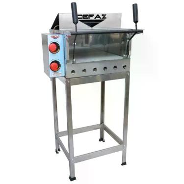 Imagem de Forno De Pizza A Gás Cefaz Refratário Com Grill Infravermelho Frgc-02