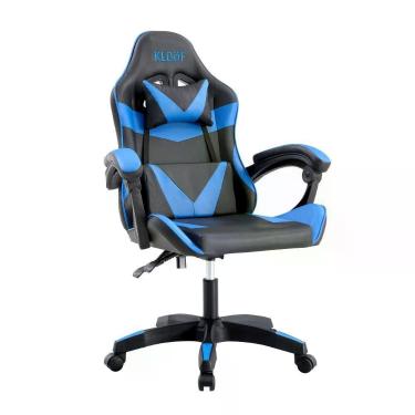 Imagem de Cadeira Giratória Gamer Reclinável Kl1 Preto E Azul