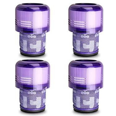 Imagem de Filtros de aspirador Lemige V11 4 unidades, substituição para aspiradores Dyson V11 Animal, V11 Torque Drive, V11 Complete, V11 Extra, V15 Detect, V15s Detect Submarine, compare com a peça 970013-02