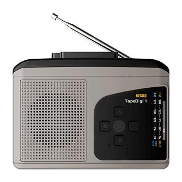 Imagem de Leitor de cassetes 234,234 toca-fitas portátil rádio am fm conversor de fita cassete para mp3 gravr de som alto-falante embutido com entrada para fone de ouvido