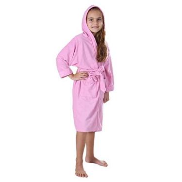 Imagem de Roupão Atoalhado em Malha Felpudo - Infantil Feminino Tamanho: P