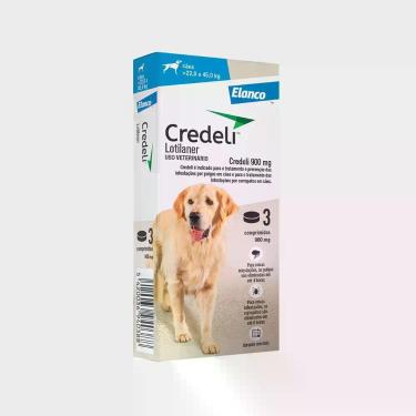Imagem de Credeli Antipulgas Carrapatos Cães 22 A 45kg C/3 Comprimidos - ELANCO