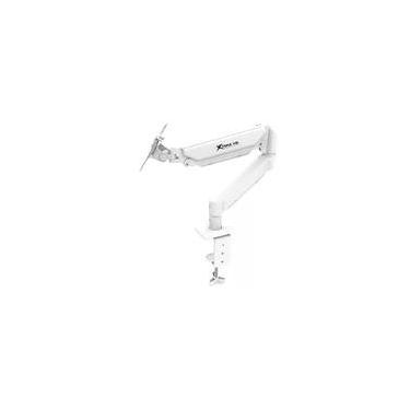 Imagem de Suporte de Mesa Articulado para Monitores de 13" a 32" Xtrike Me, Ajuste de altura, Pistão a Gás, Vesa, Branco - HT-20WT
