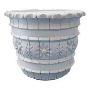 Imagem de Vaso Para Flores e Plantas - 4 Litros - Cdi Plastic, Branco