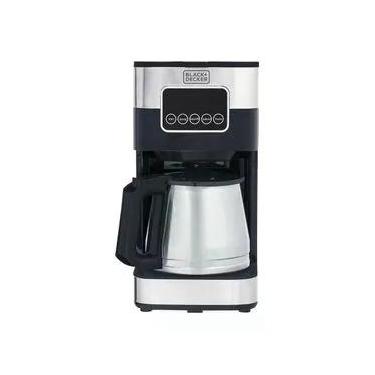 Imagem de Cafeteira Elétrica Black+Decker CM350G Gourmand Gris 1,5L Programável Inox Preto,Inox / 110