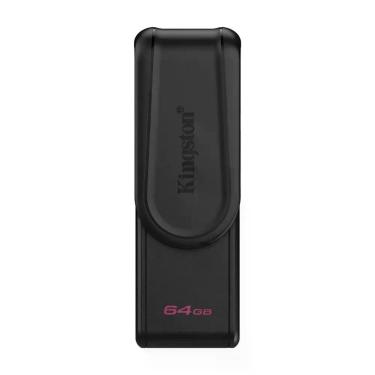 Imagem de Pendrive Kingston Exodia S DTXS-64GB USB 3.2 64GB Velocidade Até 100MB-s Preto