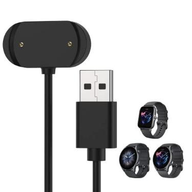Imagem de Cabo Carregador USB Mangnético p/Amazfit GTS 3 GTS3 GTR 3 Pro GTR 3 / GTR 3 PRO/GTS 4 / t-rex 2 (a2169)