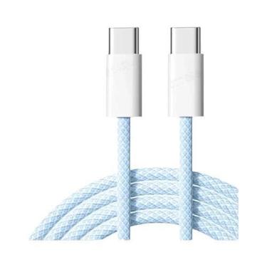 Imagem de Cabo Colorido USB C Para Tipo C De Carregamento Rápido 60W Para iPhone