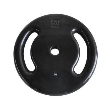Imagem de Anilha Ferro Fundido Emborrachada Fitness Academia 20,0 Kg - ANILHAS F