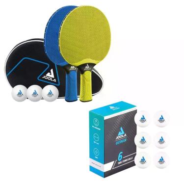 Imagem de Kit de Raquetes JOOLA Vivid Outdoor + Bola de Tênis de Mesa Outdoor