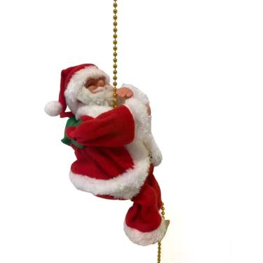 Imagem de Papai Noel Musical com Led 25cm Rapel - GLOBAL / CHIBRALI