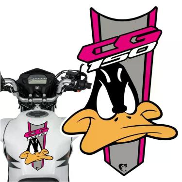 Imagem de Adesivo Faixa Gravata Sem Resina Moto Cg 150/160 Patolino Rosa Cor Cg 150