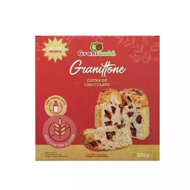 Imagem de Granittone Panettone Gotas Chocolate Grani Amici 300g