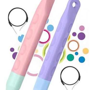 Imagem de Caneta Stylus para tablet adequada para crianças, roxa e rosa para iPad, AMZ Fire Kids e Kids Pro, todos os tablets AMZ Fire, Samsung/Lenovo/Sufface, todos os dispositivos com tela sensível ao toque