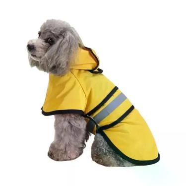 Imagem de Capa De Chuva Ajustável E Impermeável Para Cães, Conforto E Proteção P