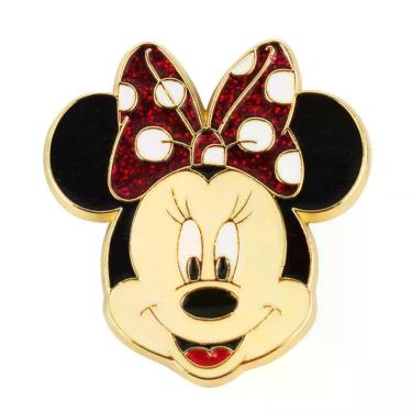 Imagem de Broche Disney Rosto Minnie Metal 3x3cm