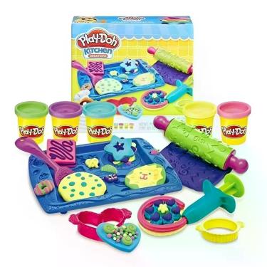 Imagem de Play-Doh Biscoitos Divertidos com Massa de Modelar e Acessórios para Criar Doces Coloridos 05 Potes Hasbro