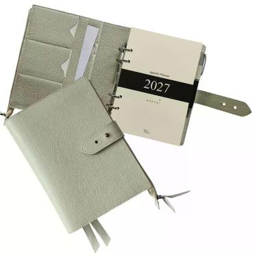 Imagem de Agenda Planner Couro 2027 231-R Raffai Couros, Offwhite