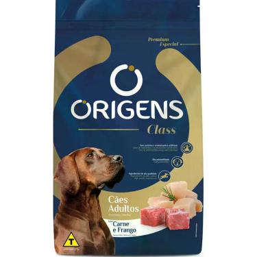 Imagem de Ração Origens Class Cães Adultos Sabor Carne Frango 15kg Adimax, Carne