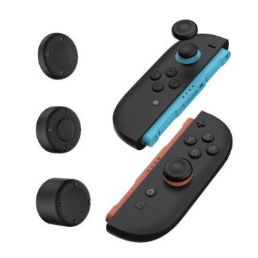 Imagem de Kit 3 Pares Grip Analógico Borrachinha Protetora para Controle JoyCon 