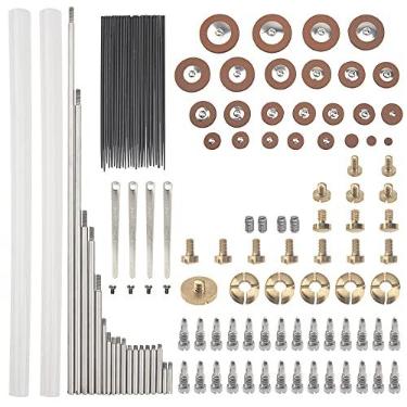 Imagem de Yootones 1 conjunto de peças de reparo de saxofone alto kit de manutenção de saxofone compatível com acessórios de peças de instrumentos musicais de saxofone