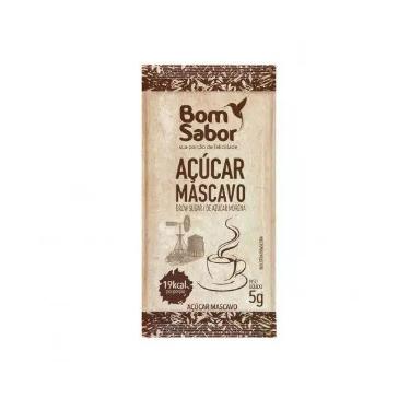 Imagem de Açúcar mascavo bom sabor sachê 5g c/ 200 unidades