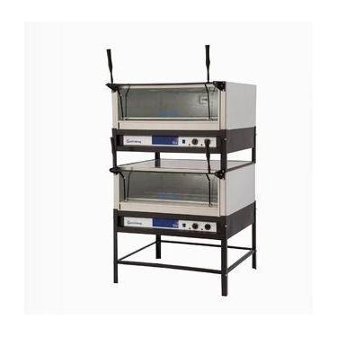 Imagem de Forno Lastro Duplo a Gás Epóxi FLGD450 Guilhotina Gastromaq