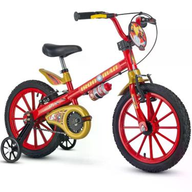 Imagem de Bicicletinha Homem de Ferro com Rodinha Aro 16 Nathor