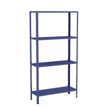Imagem de Estante EAF006 sem Porta 4 Prateleiras Aço 80CM Azul Elite Aço