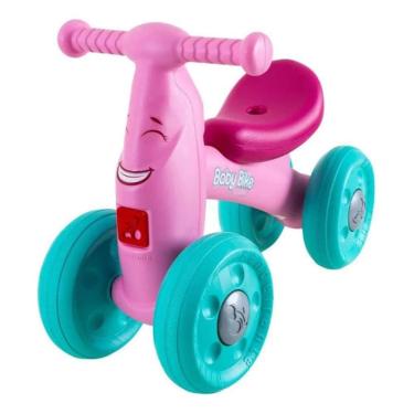Imagem de Bicicleta Equilibrio Joy Rosa Baby Bike Infantil Treino - Bandeirante