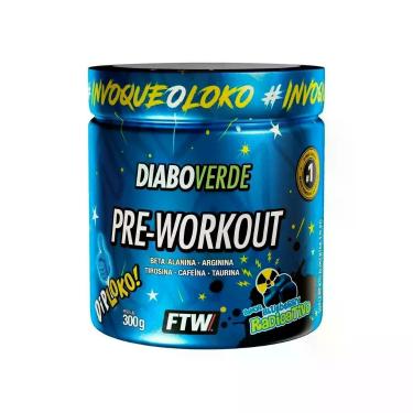 Imagem de Pré Treino Ftw Diabo Verde Diploko Sabor Blueberry Radioativo 300g